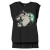 Women's Flowy Muscle Tee With Rolled Cuffs Thumbnail