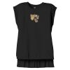 Women's Flowy Muscle Tee With Rolled Cuffs Thumbnail