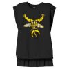 Women's Flowy Muscle Tee With Rolled Cuffs Thumbnail