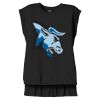 Women's Flowy Muscle Tee With Rolled Cuffs Thumbnail