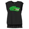 Women's Flowy Muscle Tee With Rolled Cuffs Thumbnail