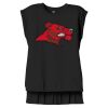 Women's Flowy Muscle Tee With Rolled Cuffs Thumbnail