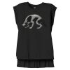 Women's Flowy Muscle Tee With Rolled Cuffs Thumbnail
