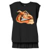 Women's Flowy Muscle Tee With Rolled Cuffs Thumbnail