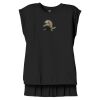 Women's Flowy Muscle Tee With Rolled Cuffs Thumbnail