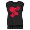 Women's Flowy Muscle Tee With Rolled Cuffs Thumbnail