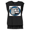 Women's Flowy Muscle Tee With Rolled Cuffs Thumbnail