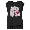 Women's Flowy Muscle Tee With Rolled Cuffs Thumbnail