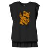 Women's Flowy Muscle Tee With Rolled Cuffs Thumbnail