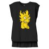 Women's Flowy Muscle Tee With Rolled Cuffs Thumbnail