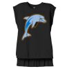Women's Flowy Muscle Tee With Rolled Cuffs Thumbnail