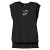 Women's Flowy Muscle Tee With Rolled Cuffs Thumbnail
