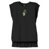 Women's Flowy Muscle Tee With Rolled Cuffs Thumbnail