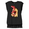Women's Flowy Muscle Tee With Rolled Cuffs Thumbnail