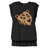 Women's Flowy Muscle Tee With Rolled Cuffs Thumbnail