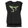 Women's Flowy Muscle Tee With Rolled Cuffs Thumbnail