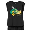 Women's Flowy Muscle Tee With Rolled Cuffs Thumbnail