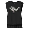 Women's Flowy Muscle Tee With Rolled Cuffs Thumbnail