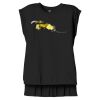 Women's Flowy Muscle Tee With Rolled Cuffs Thumbnail