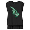 Women's Flowy Muscle Tee With Rolled Cuffs Thumbnail