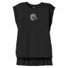 Women's Flowy Muscle Tee With Rolled Cuffs Thumbnail