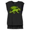 Women's Flowy Muscle Tee With Rolled Cuffs Thumbnail