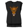 Women's Flowy Muscle Tee With Rolled Cuffs Thumbnail