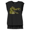 Women's Flowy Muscle Tee With Rolled Cuffs Thumbnail