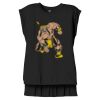 Women's Flowy Muscle Tee With Rolled Cuffs Thumbnail
