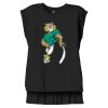 Women's Flowy Muscle Tee With Rolled Cuffs Thumbnail