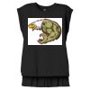Women's Flowy Muscle Tee With Rolled Cuffs Thumbnail