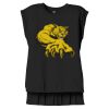 Women's Flowy Muscle Tee With Rolled Cuffs Thumbnail