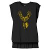 Women's Flowy Muscle Tee With Rolled Cuffs Thumbnail