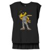 Women's Flowy Muscle Tee With Rolled Cuffs Thumbnail