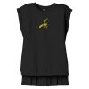 Women's Flowy Muscle Tee With Rolled Cuffs Thumbnail
