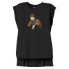 Women's Flowy Muscle Tee With Rolled Cuffs Thumbnail