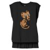 Women's Flowy Muscle Tee With Rolled Cuffs Thumbnail
