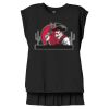 Women's Flowy Muscle Tee With Rolled Cuffs Thumbnail