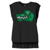 Women's Flowy Muscle Tee With Rolled Cuffs Thumbnail