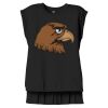 Women's Flowy Muscle Tee With Rolled Cuffs Thumbnail