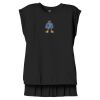 Women's Flowy Muscle Tee With Rolled Cuffs Thumbnail