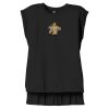 Women's Flowy Muscle Tee With Rolled Cuffs Thumbnail