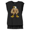 Women's Flowy Muscle Tee With Rolled Cuffs Thumbnail