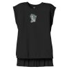 Women's Flowy Muscle Tee With Rolled Cuffs Thumbnail