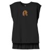 Women's Flowy Muscle Tee With Rolled Cuffs Thumbnail