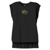 Women's Flowy Muscle Tee With Rolled Cuffs Thumbnail