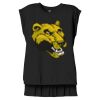 Women's Flowy Muscle Tee With Rolled Cuffs Thumbnail