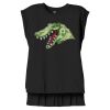 Women's Flowy Muscle Tee With Rolled Cuffs Thumbnail