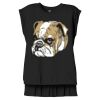 Women's Flowy Muscle Tee With Rolled Cuffs Thumbnail
