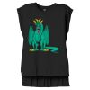 Women's Flowy Muscle Tee With Rolled Cuffs Thumbnail